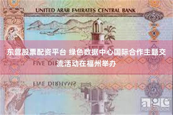 东营股票配资平台 绿色数据中心国际合作主题交流活动在福州举办