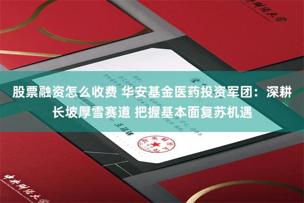 股票融资怎么收费 华安基金医药投资军团：深耕长坡厚雪赛道 把握基本面复苏机遇
